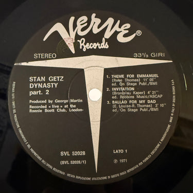 STAN GETZ <br> DYNASTY PART. 2
