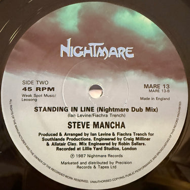 STEVE MANCHA <br> STANDING IN LINE