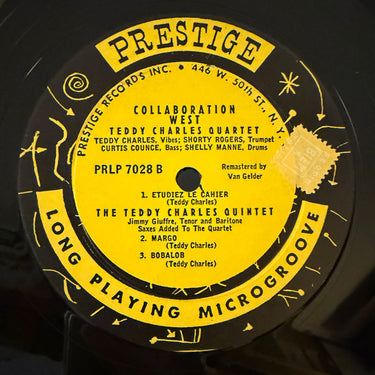 TEDDY CHARLES QUARTET <br> COLLABORATION WEST