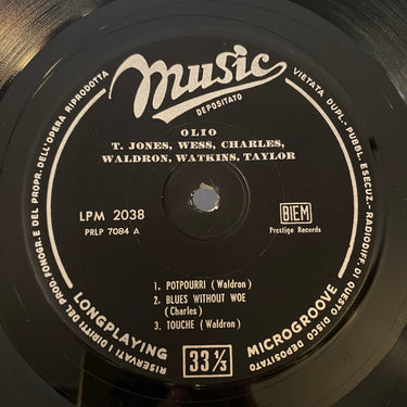 THAD JONES <br> OLIO