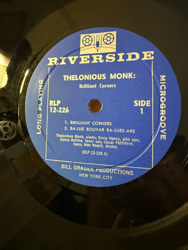 THELONIOUS MONK <br> BRILLIANT CORNERS