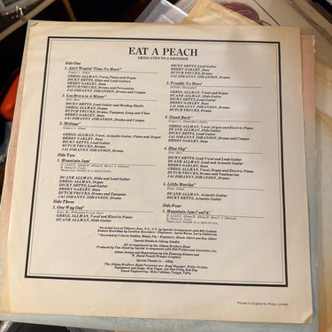 THE ALLMAN BROTHERS BAND <br> EAT A PEACH