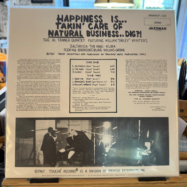 THE AL TANNER QUINTET ‎<br> HAPPINESS IS...