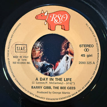 BARRY GIBB THE BEE GEES <br> A DAY IN THE LIFE