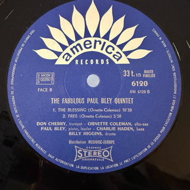 PAUL BLEY QUINTET <br> THE FABULOUS PAUL BLEY QUINTET