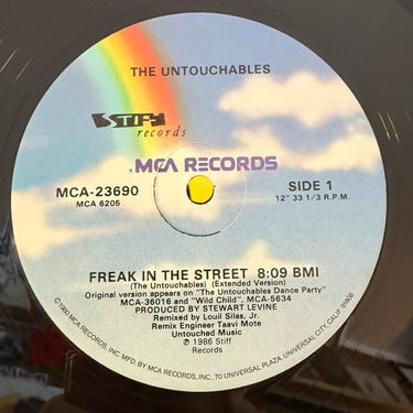THE UNTOUCHABLES <br> FREAK IN THE STREET