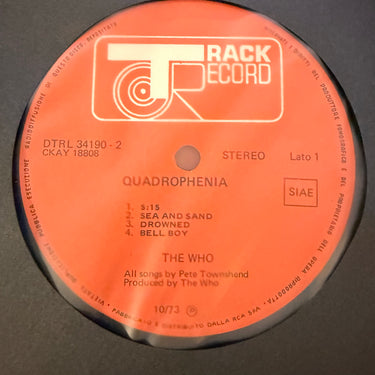 THE WHO <br> QUADROPHENIA