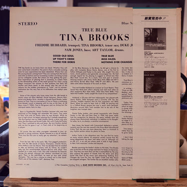 TINA BROOKS <br>TRUE BLUE