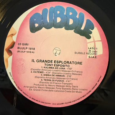 TONY ESPOSITO <br> IL GRANDE ESPLORATORE