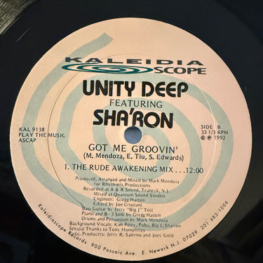 UNITY DEEP <br> GOT ME GROOVIN'