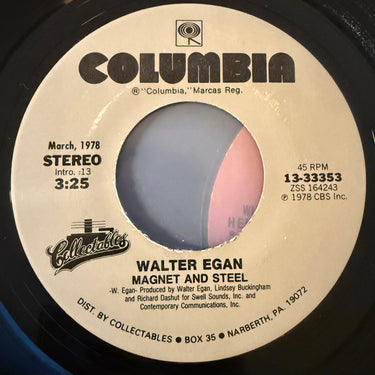 WALTER EGAN <br> MAGNET AND STEEL