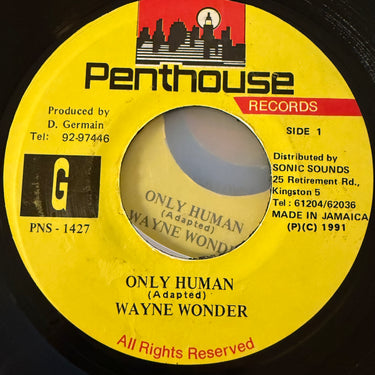 WAYNE WONDER <br> ONLY HUMAN
