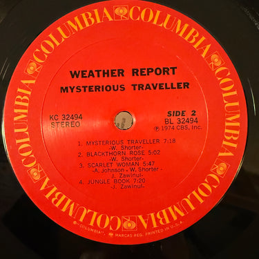 WEATHER REPORT <br> MYSTERIOUS TRAVELLER