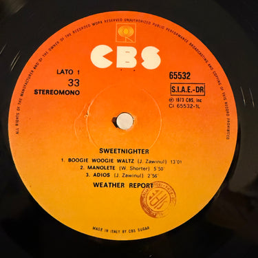 WEATHER REPORT <br> SWEETNIGHTER