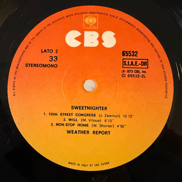 WEATHER REPORT <br> SWEETNIGHTER