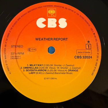 WEATHER REPORT <br> WEATHER REPORT