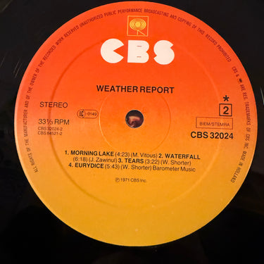 WEATHER REPORT <br> WEATHER REPORT