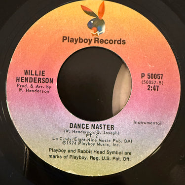 WILLIE HENDERSON <br> DANCE MASTER