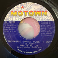 WILLIE HUTCH <br> BROTHER'S GONNA WORK IT OUT